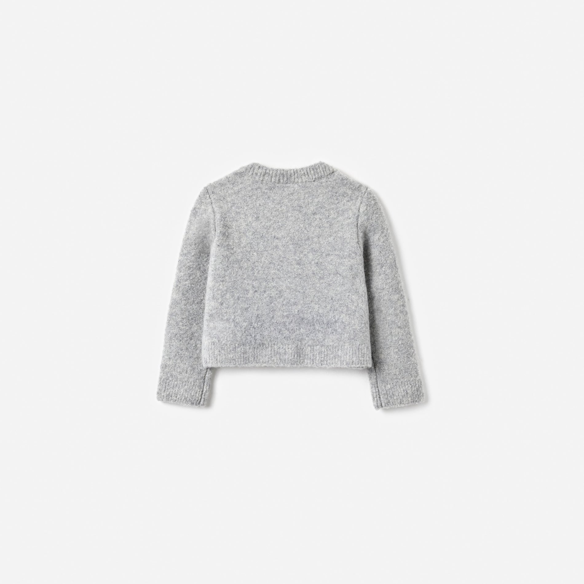 Grey Knit Cardigan