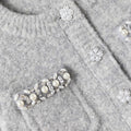 Grey Knit Cardigan
