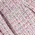 Pink Boucle Fur Jacket