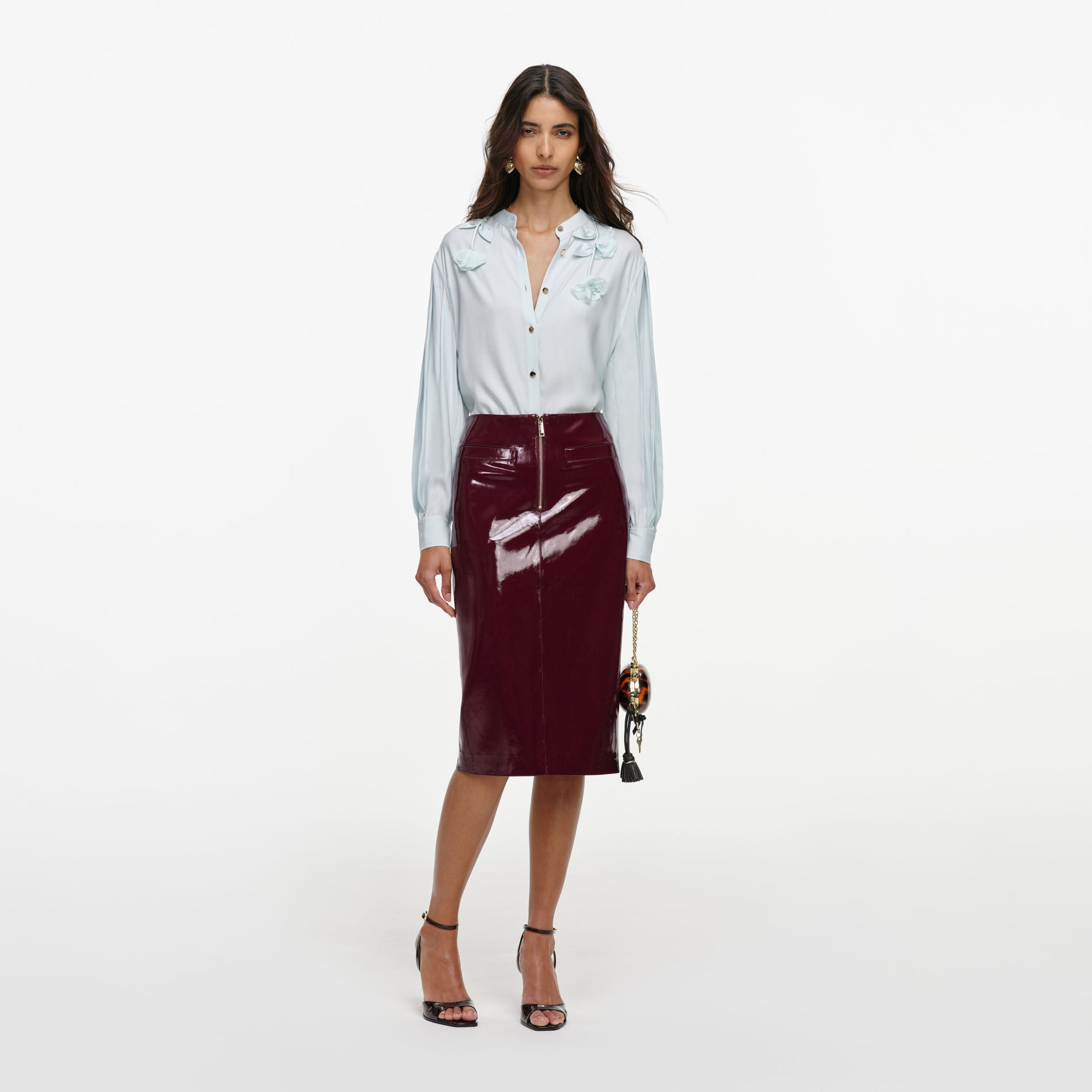 Light Blue Viscose Blouse
