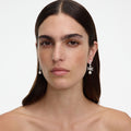 Bow Crystal Charm Earring