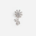 Crystal Flower Brooch