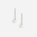 Crystal Pearl Droplet Earring