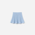 Blue Cable Knit Skirt