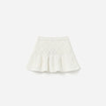 Cream Diamond Knit Skirt