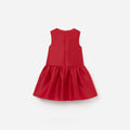 Red Taffeta Lace Dress