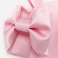 Pink Satin Bow Dress
