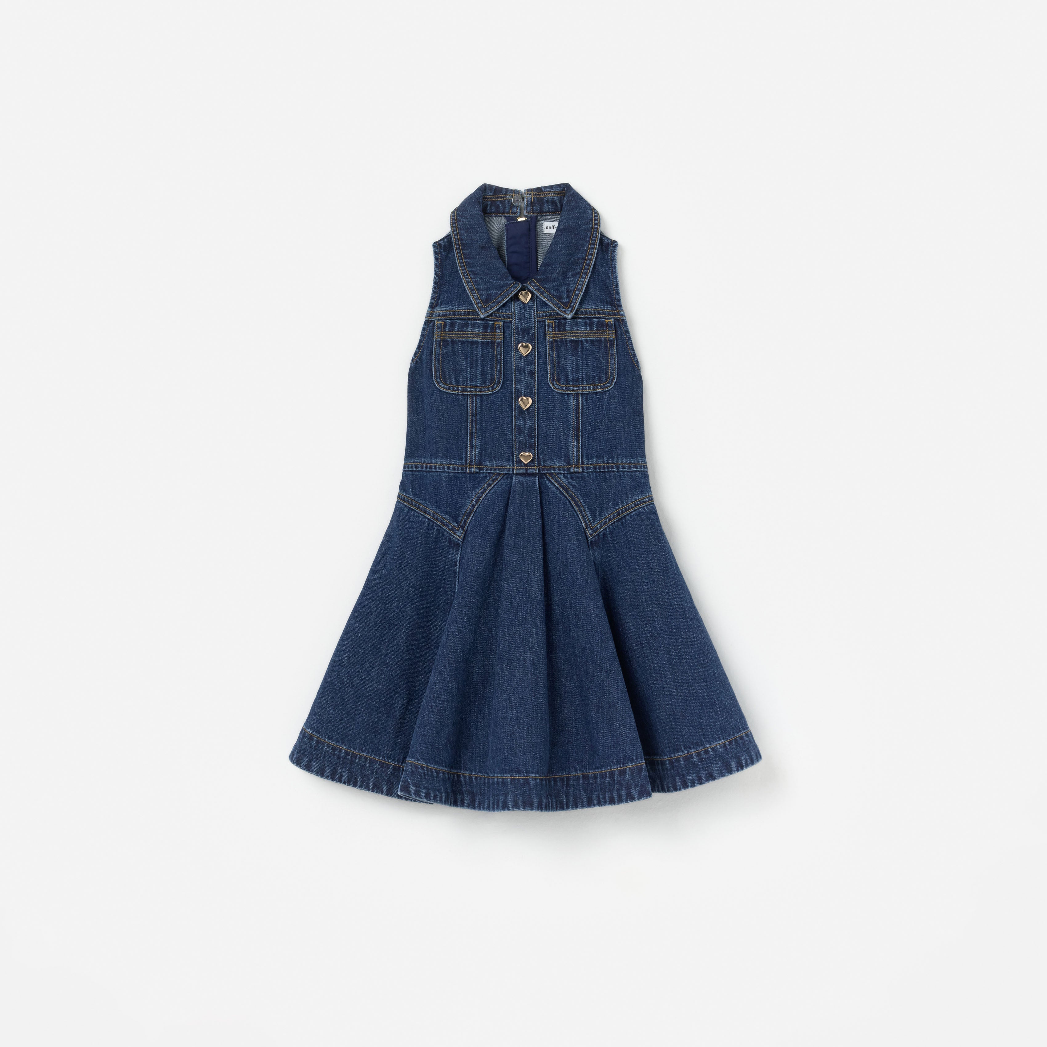 Denim Collared Dress