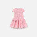 Pink Floral Lace Dress
