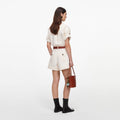 Cream Denim Playsuit