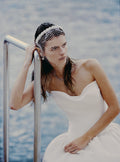 Pearl Embellished Veil Headband