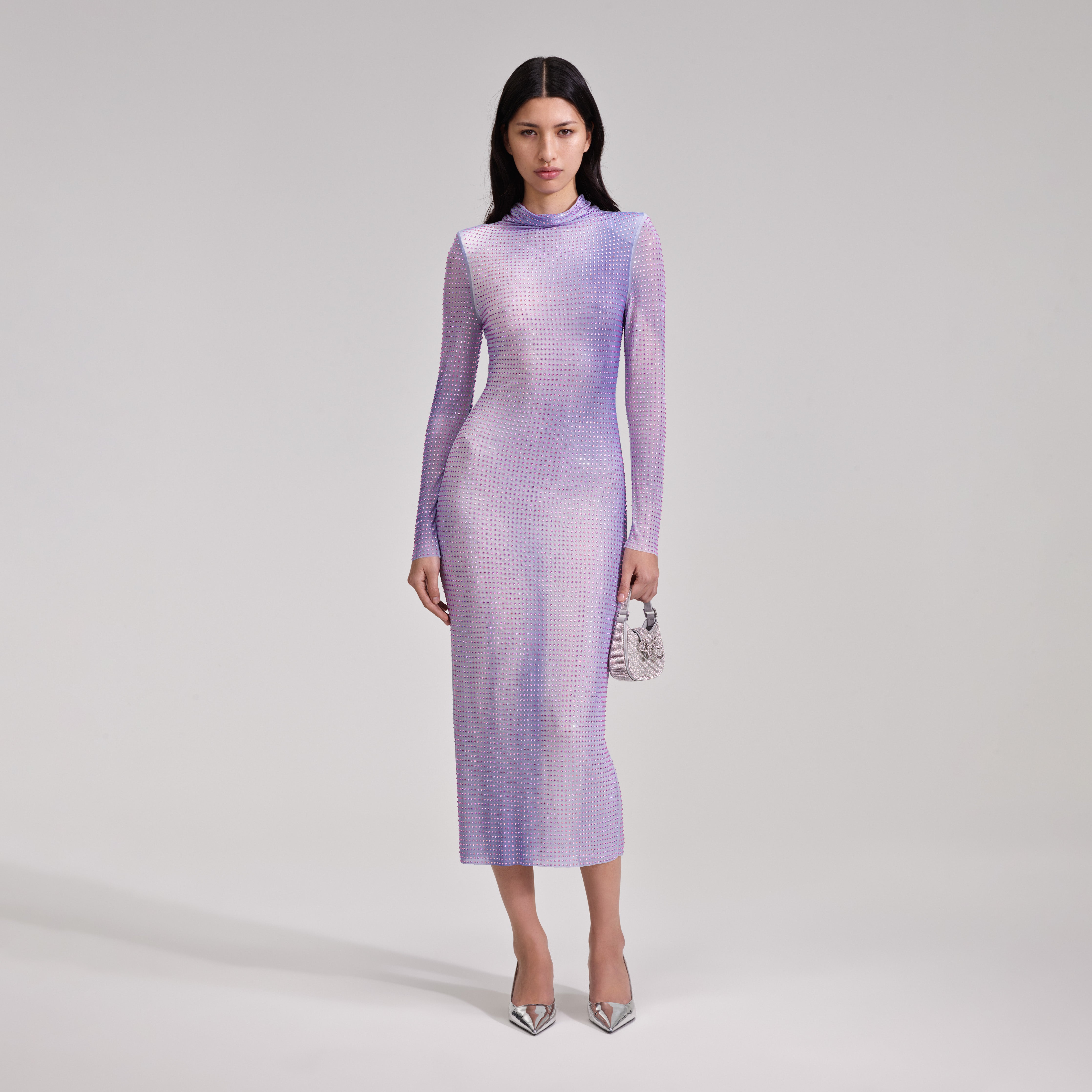 Self portrait discount lilac dress