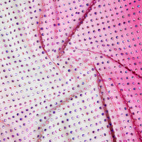 Pink Contour Print Mini Dress