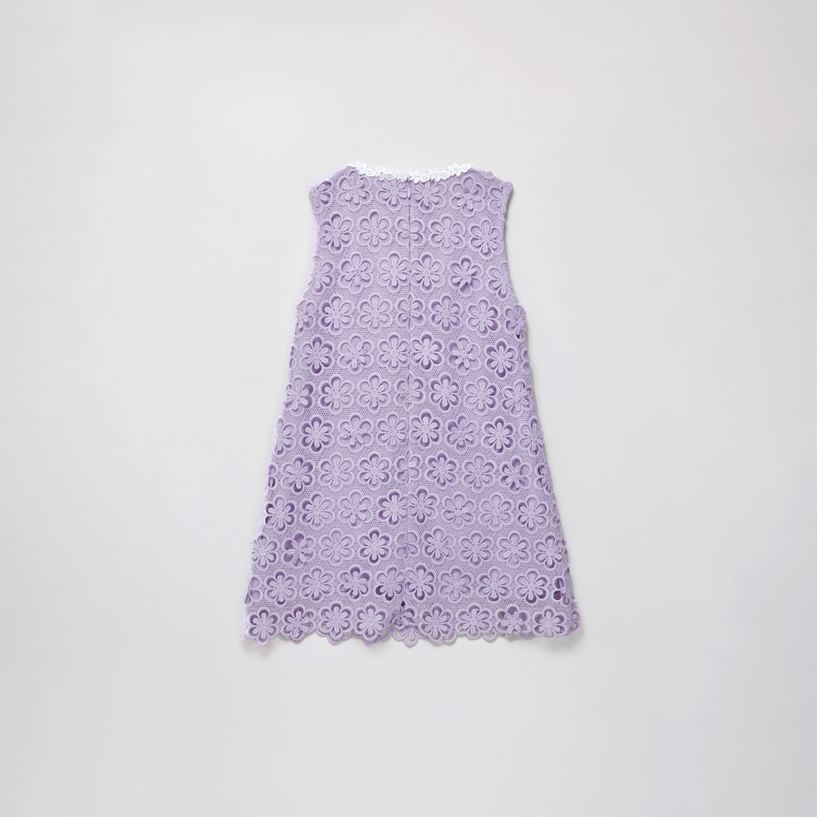 Lilac Floral Lace Dress