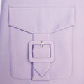 Lilac Taffeta Mini Dress