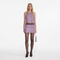 Lilac Chainmail Top