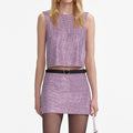 Lilac Chainmail Top