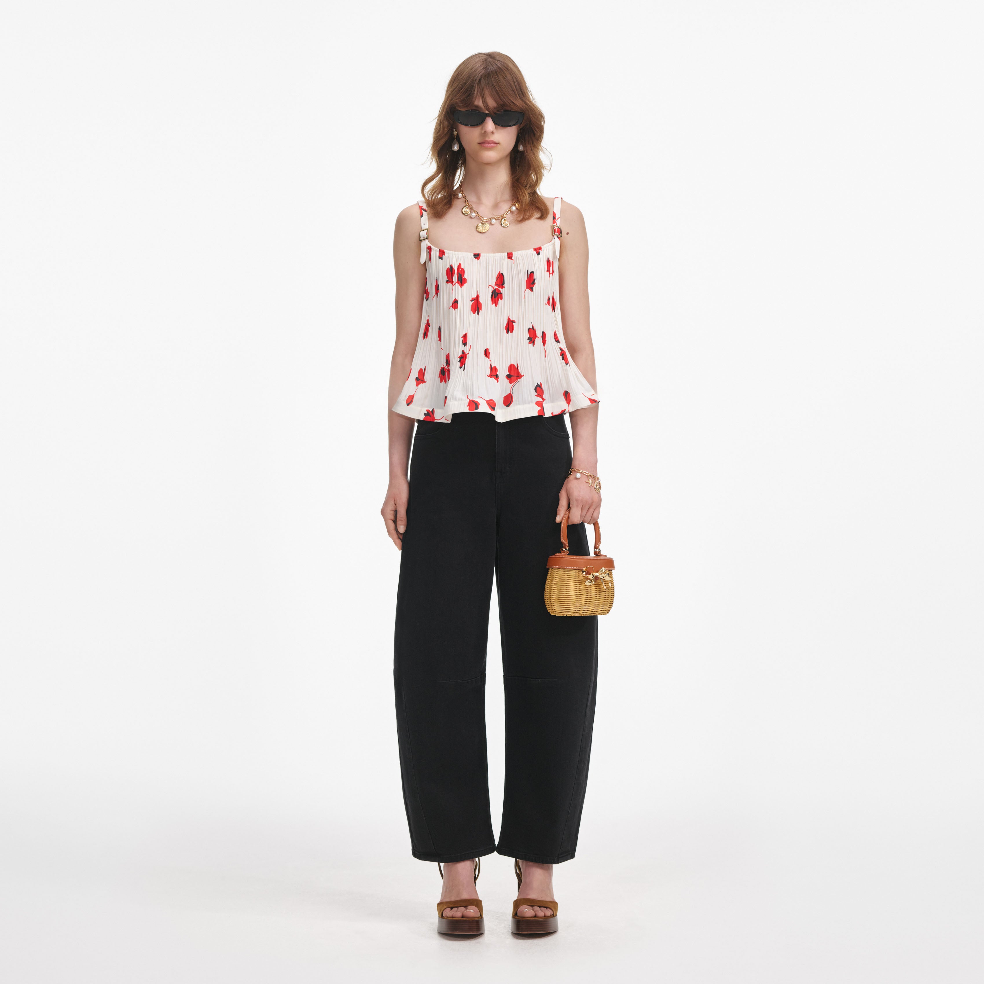 Black Barrel Leg Jeans