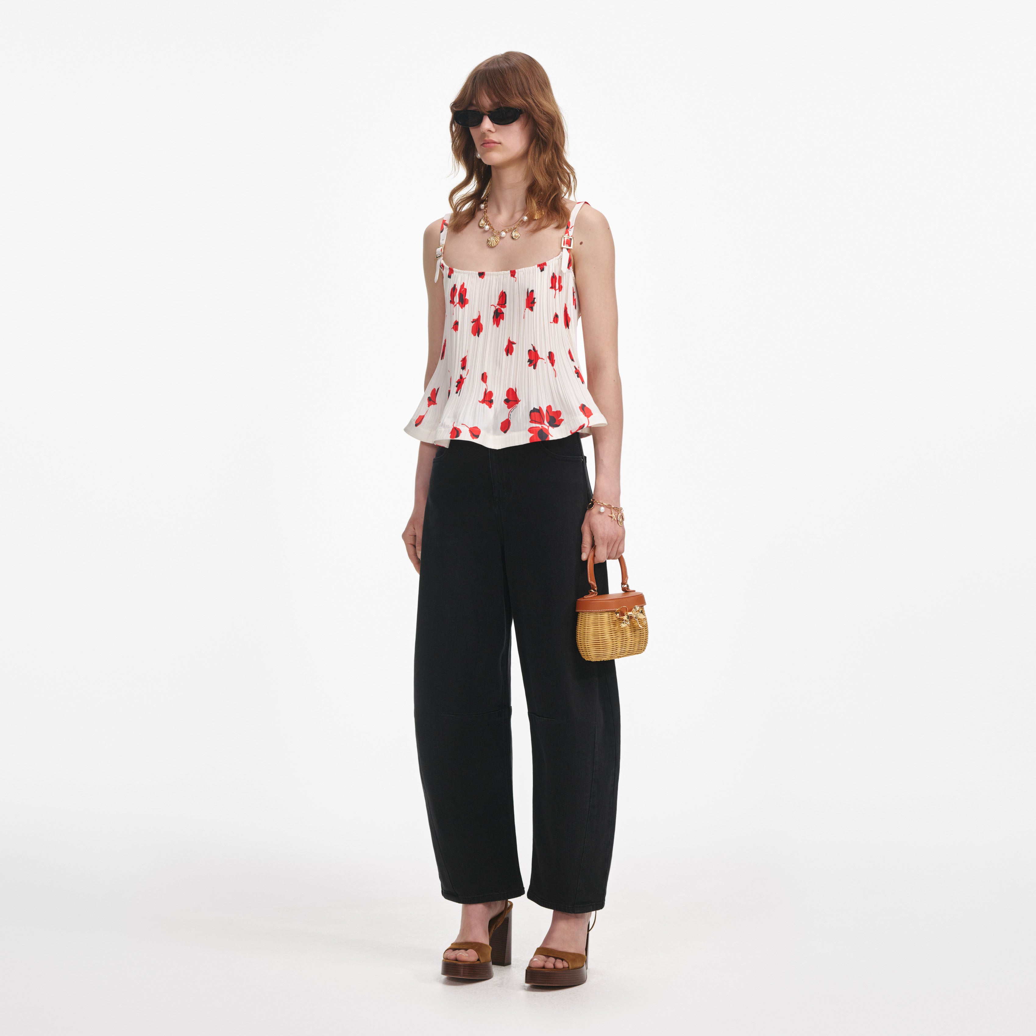 Black Barrel Leg Jeans
