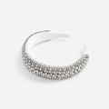 Pearl Crystal Satin Headband