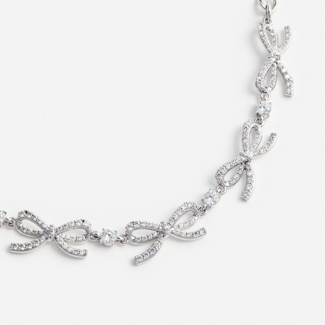 Crystal Bow Bracelet