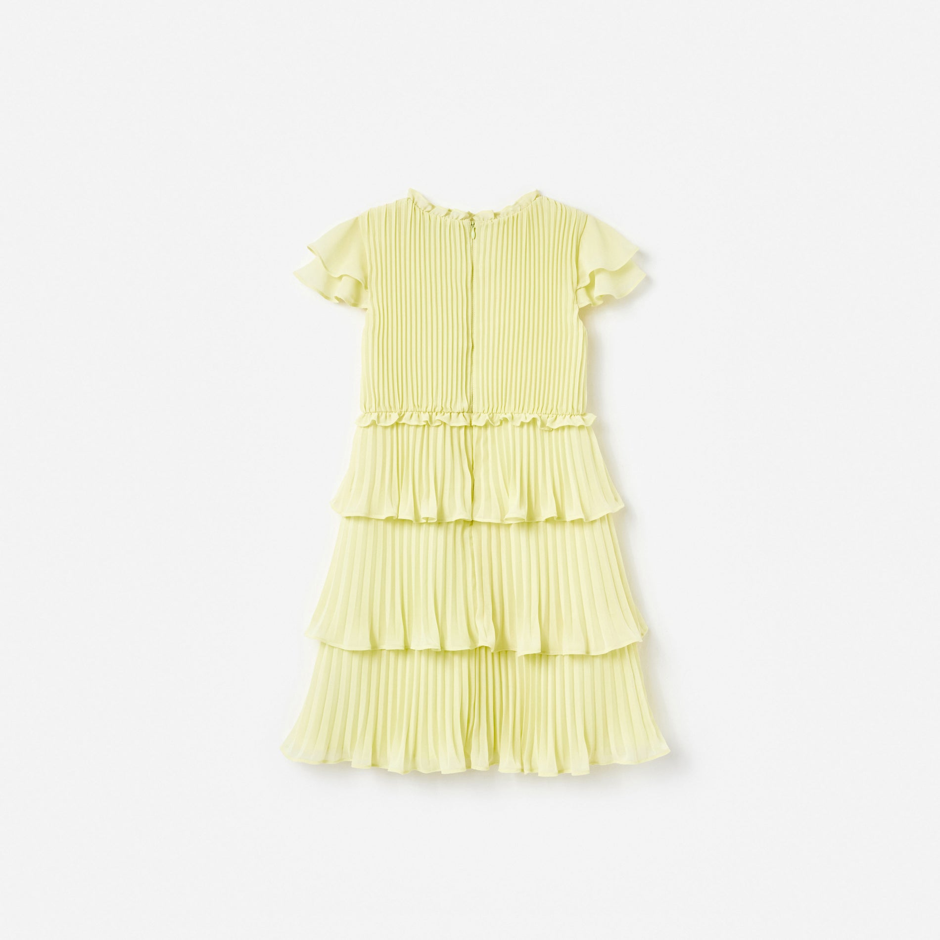 Yellow Chiffon Dress