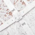 White Lace Peplum Midi Dress