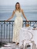 Yellow Lace Maxi Dress