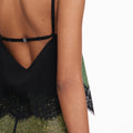 Green Crystal Chainmail Top