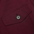 Plum Twill Tie Neck Playsuit