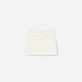 Cream Boucle Skirt