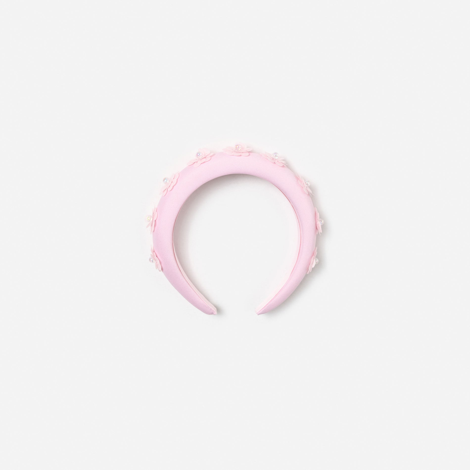 Pink Sequin Flower Headband