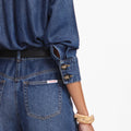 Denim Relaxed Fit Jumpsuit
