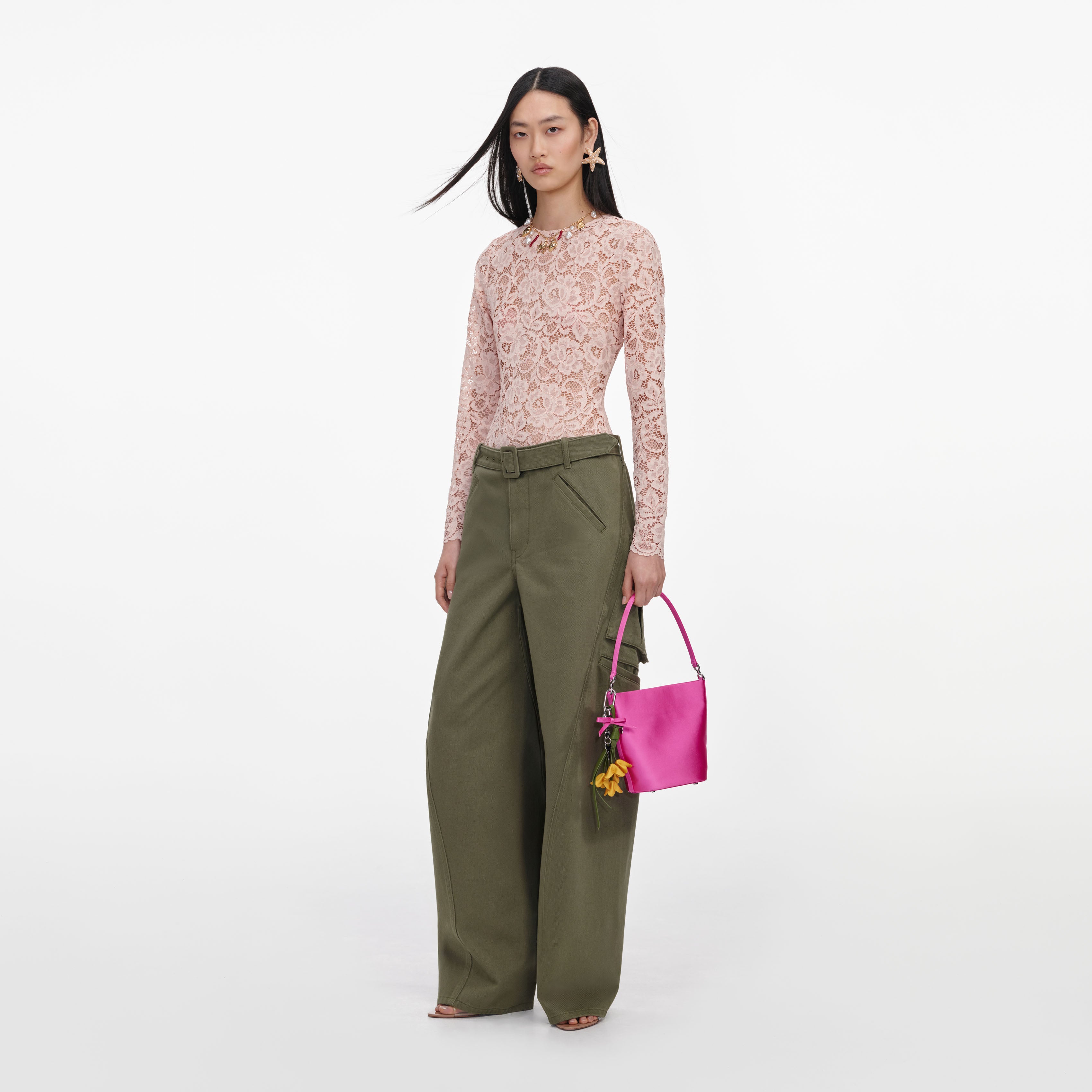 Khaki Cargo Jeans