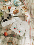 Cream Cherry Motif Cardigan