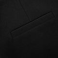 Black Stretch Crepe Shorts