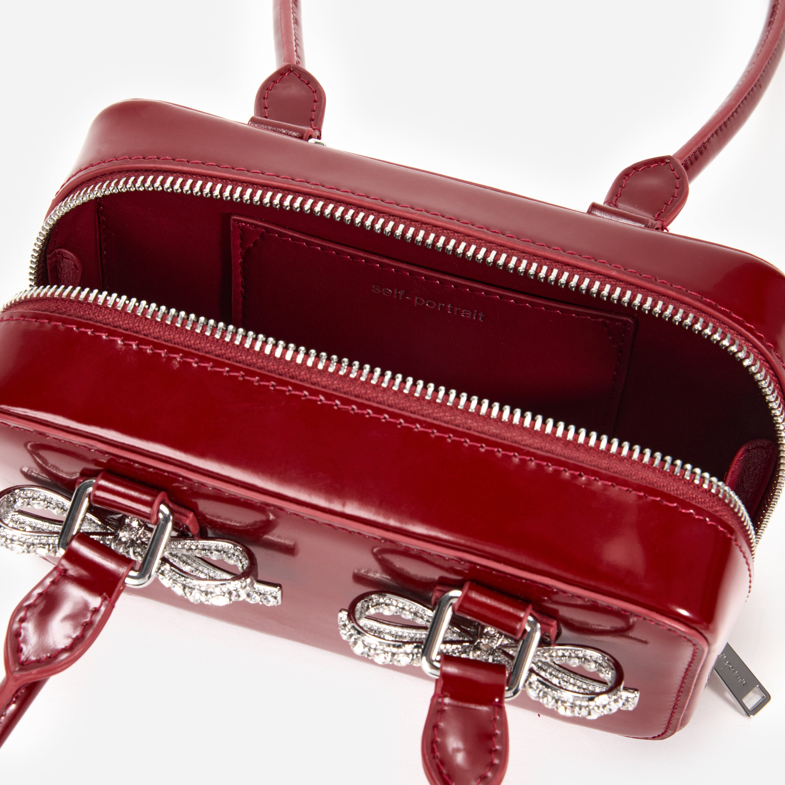 Burgundy Leather Shoulder Bag