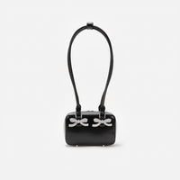 Black Leather Shoulder Bag