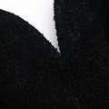 Black Boucle Midi Dress