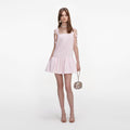 Pink Flower Taffeta Dress