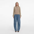 Gold Crystal Trim Cardigan
