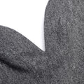 Grey Bandeau Herringbone Mini Dress