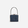 Navy Crystal Mirco Bag