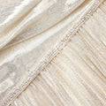 Champagne Metallic Chiffon Maxi Dress