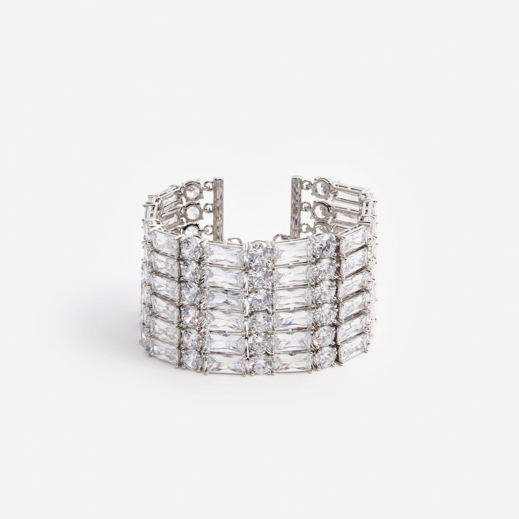 Silver Crystal Bracelet