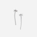 Crystal Bow Droplet Earrings