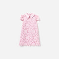Pink Flower Lace Dress