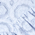 Blue 3D Flower Lace Dress
