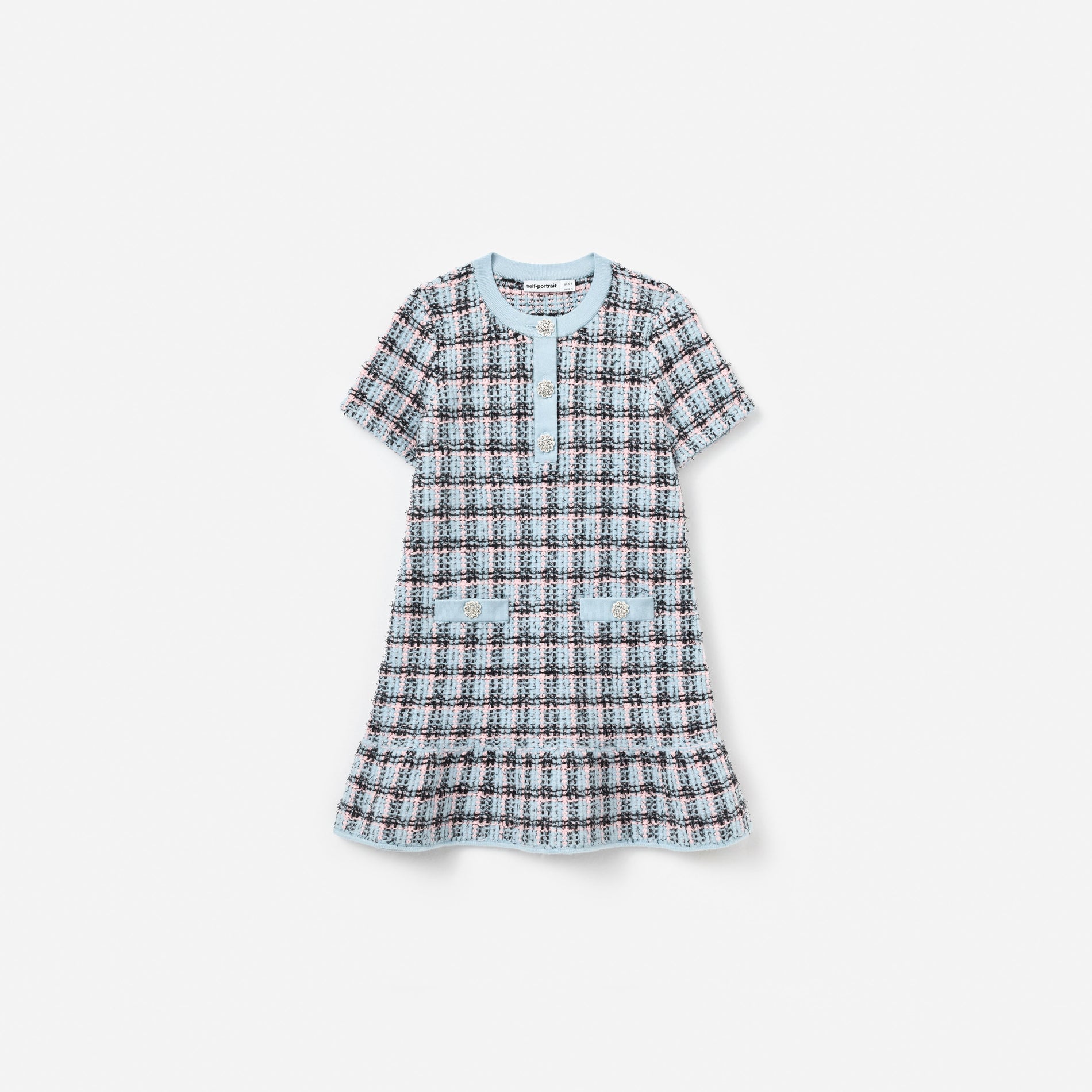 Textured Stripe Knit Dress