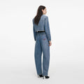 Cropped Denim Shirt